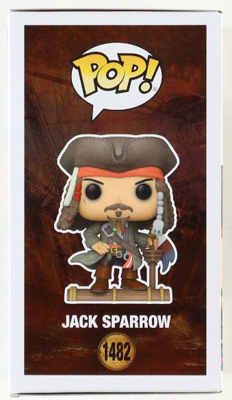 Funko Pop! - Johnny Depp Signed "Pirates of the Caribbean" - #1482 Jack Sparrow Funko Pop! - ACOA - Figur - Vinyl