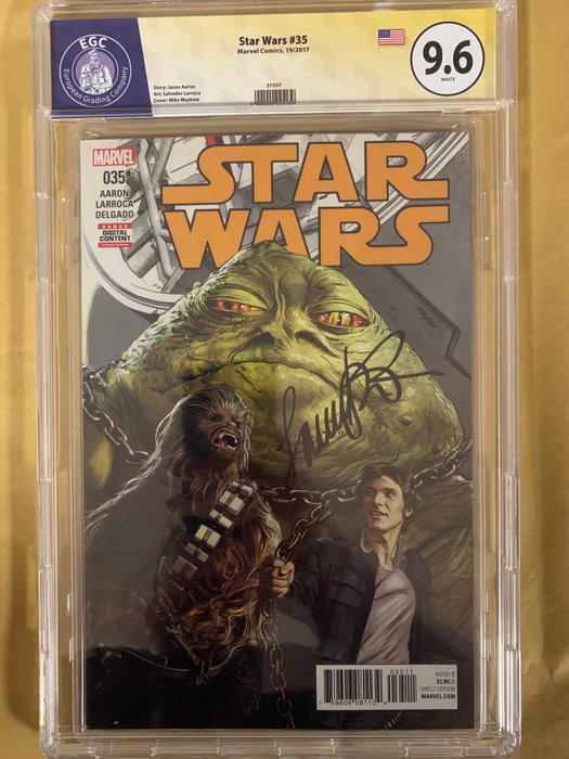 Star Wars #35 EGC 9.6 Signed Series Salvador Larroca - 1 Graded comic