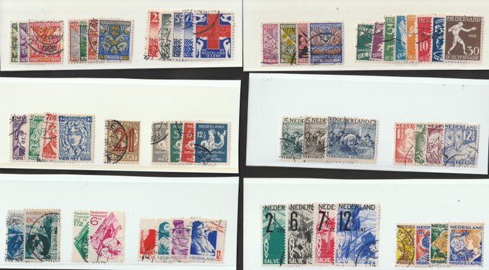 Holland 1925/1940 - samling - tussen NVPH 199/202 en 350/355