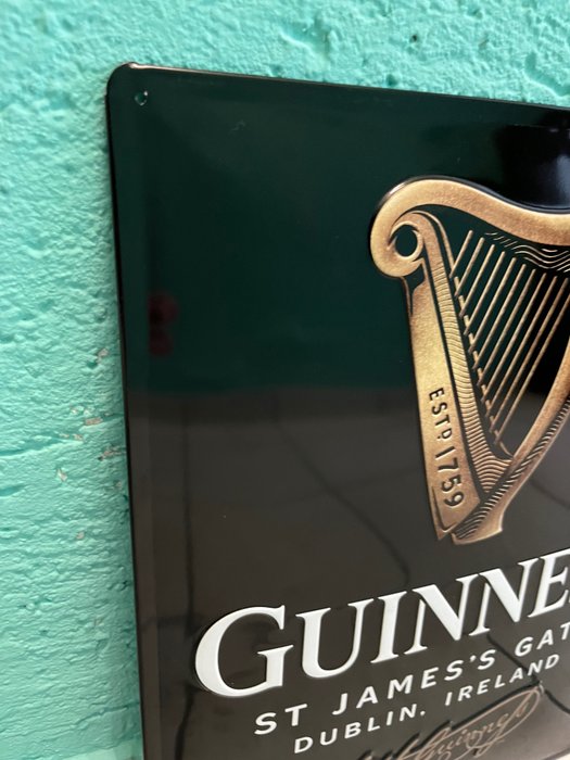 Guinness - Reklameplakat - Metal