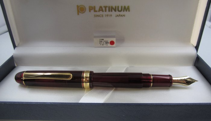 Pregiata Platinum  Pennino oro 14ct. Made in Japan - Eccellenti condizioni - Fyldepen