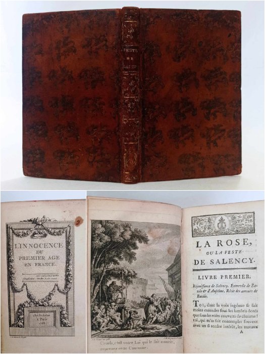 Billardon De Sauvigny - L'innocence du premier âge en France. Epitre. Eclaircissement. La Rose ou la Feste de Salency. - 1768-1758