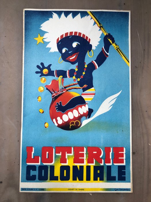 Géo Verspeeten - Loterie coloniale - 1950‹erne