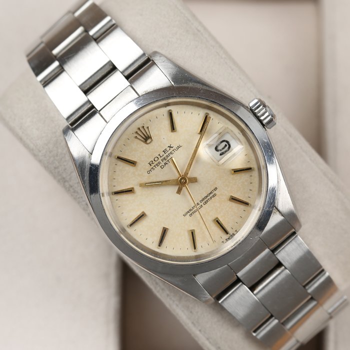 Rolex - Oyster Perpetual Date - 1501 - Tropical dial - Unpolished - 1500 - Mænd - 1970-1979