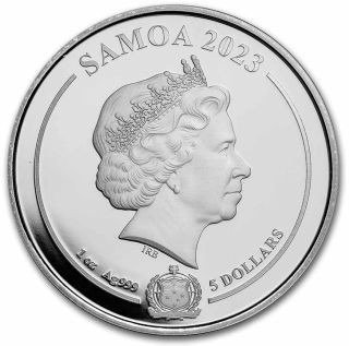 Samoa. 5 Dollars 2023 DC Comics, Batman, 1 Oz (.999)  (Ingen mindstepris)