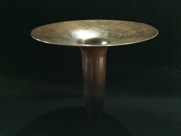 Vase - Bronze, 曙 AKEBONO / Japansk vintage te-ceremoni bronzevase - Japan  (Ingen mindstepris)