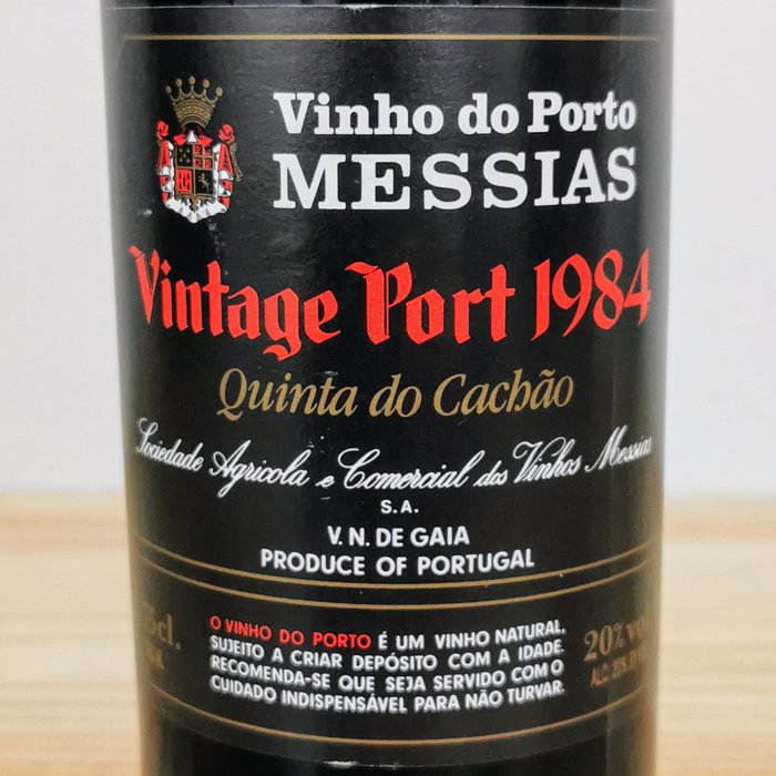 1984 Messias, Quinta do Cachão - Vintage Port -  Douro  - 1 Flaske (0,75L)