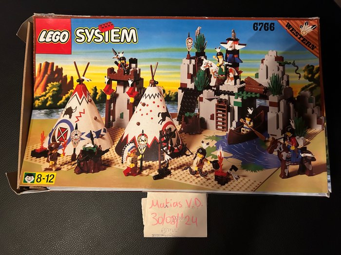 Lego - Western - 6766 western indians rapid river village - 1990-2000