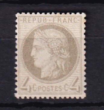 Frankrig 1872 - Signeret Cérès, koster €500 - Yvert n°52