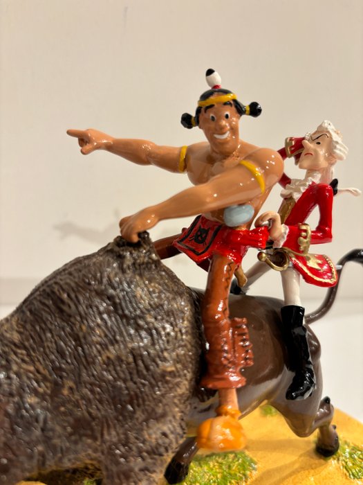 Oumpah-Pah, Asterix Pixi 5550 - Oumpah-Pah et Hubert chevauchant le Bison - 1 Billede - Begrænset og nummereret udgave - 2006