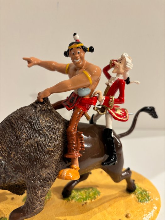 Oumpah-Pah, Asterix Pixi 5550 - Oumpah-Pah et Hubert chevauchant le Bison - 1 Billede - Begrænset og nummereret udgave - 2006