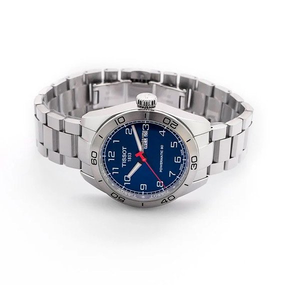 Tissot - PRS 516 Powermatic 80 Blue Silver - Brand New - T1314301104200 - Mænd - 2011-nu