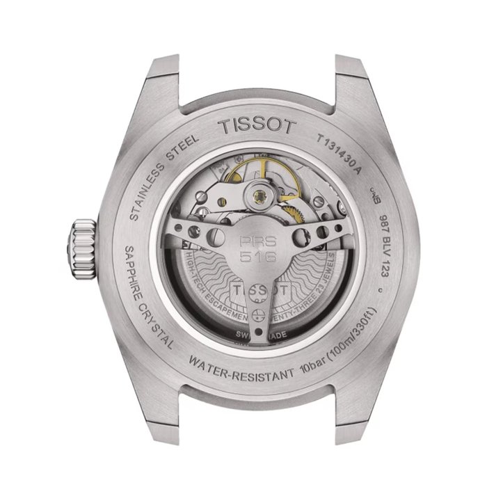 Tissot - PRS 516 Powermatic 80 Blue Silver - Brand New - T1314301104200 - Mænd - 2011-nu