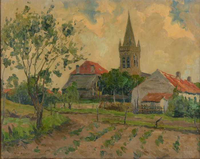 Gerbrand Frederik van Schagen (1880-1968) - Dorp