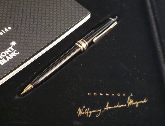 Montblanc - Edicion especial mozart version oro , pieza de coleccion rara con todo el set completo. Especial - Pen