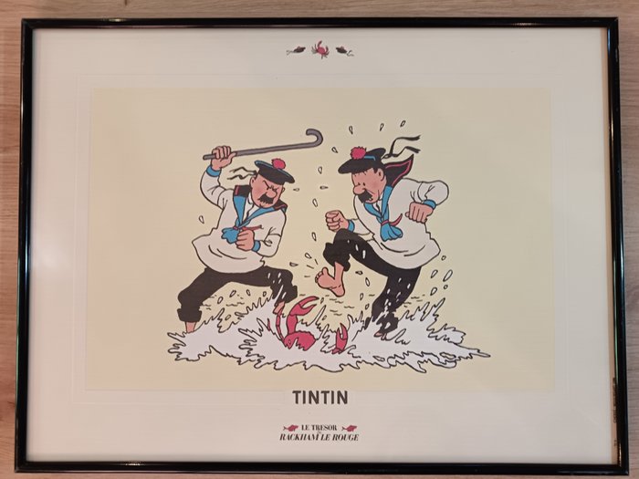 Tintin - Lithographie - Le trésor de Rackham le Rouge - TQ 15