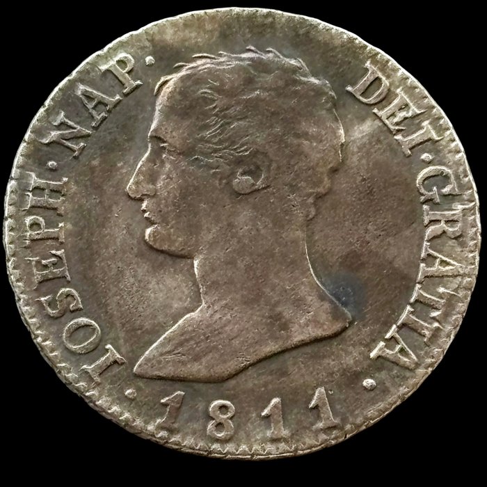 Spanien. Jose Napoleón. 4 Reales - 1811 AI - Madrid - (S46-007)  (Ingen mindstepris)