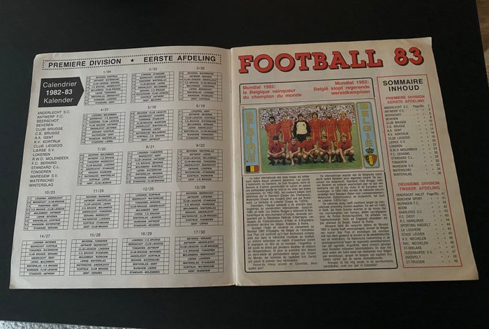 Panini - Football 83 Belgium - Complete Album