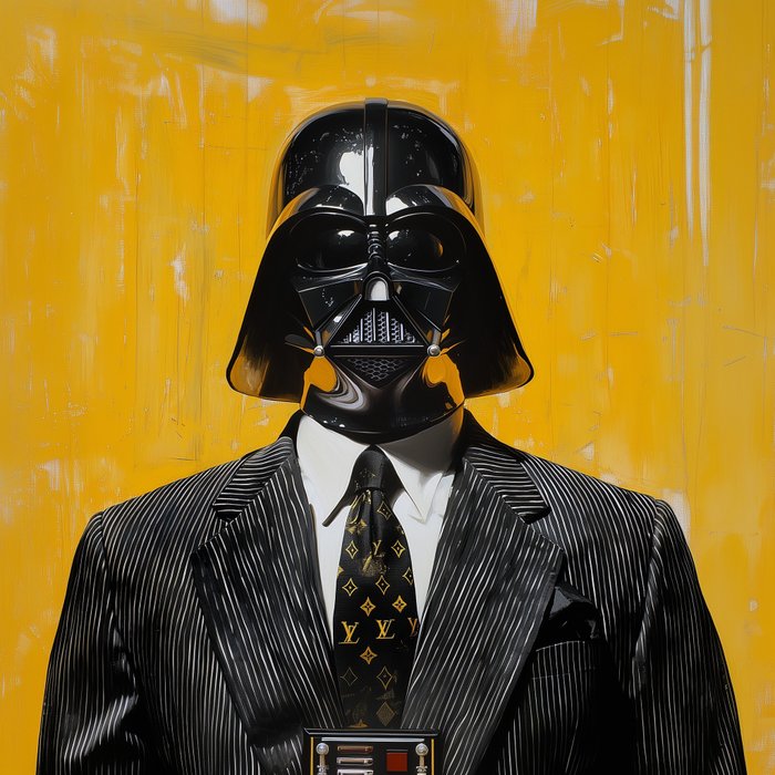 Artxlife - Pinstripe Darth Vader Vuitton (Job Interview) [XXL]