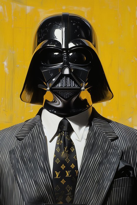 Artxlife - Pinstripe Darth Vader Vuitton (Job Interview) [XXL]