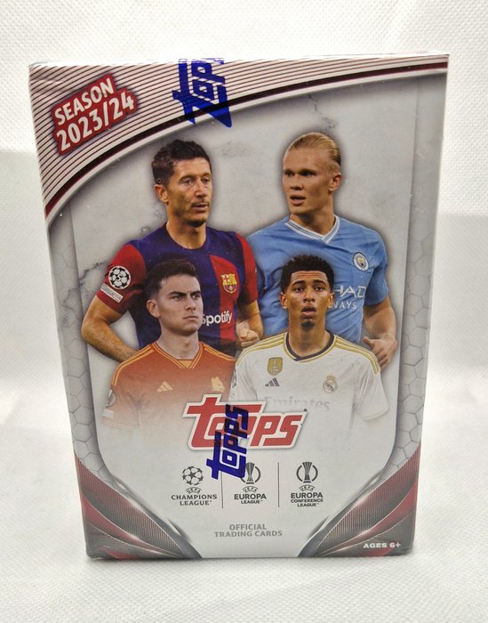 2023/24 Topps UEFA CC - 1 Sealed box - Næsten så god som ny (NM)