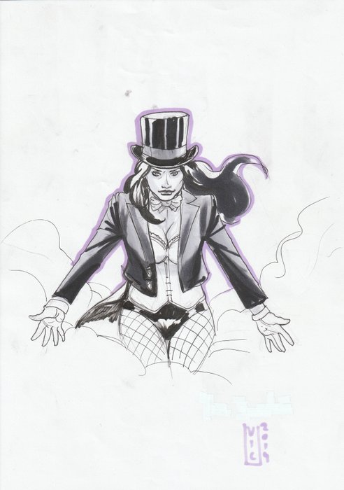 Victor Ibañez - 1 Original drawing - Zatanna - 2014