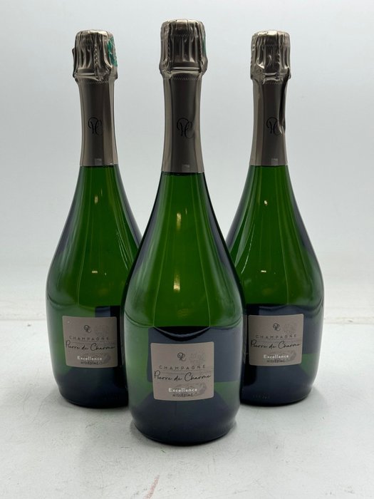 Pierre de Charme Excellence Millésimé - Champagne - 3 Flaske (0,75L)