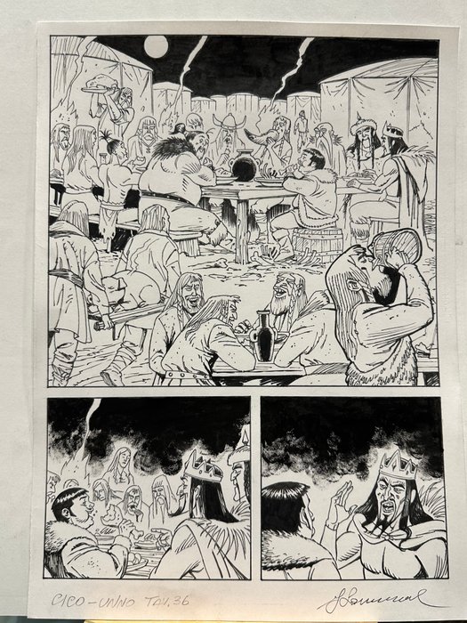 Sommacal, Giorgio - 1 Original page - Zagor - Cico a spasso nel tempo #2 - 2017