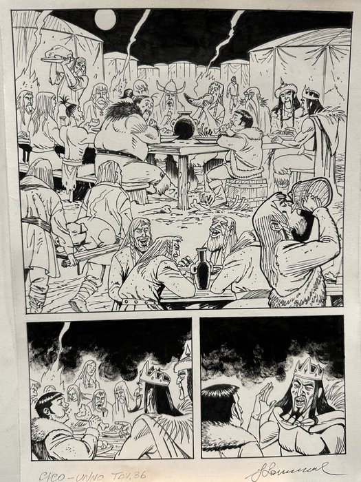 Sommacal, Giorgio - 1 Original page - Zagor - Cico a spasso nel tempo #2 - 2017