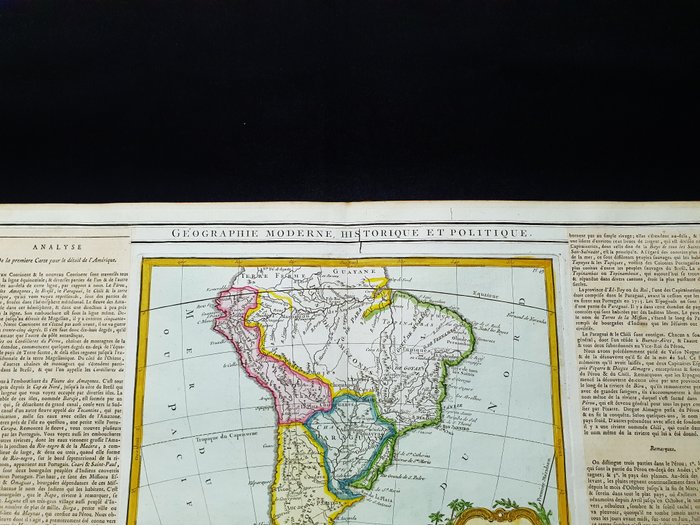 Sydamerika - Brasilien / Argentina / Sydamerika / Bolivia; Desnos / Brion De la Tour - Chili, Paraguay, Bresil, Amazones et Perou - 1761-1780