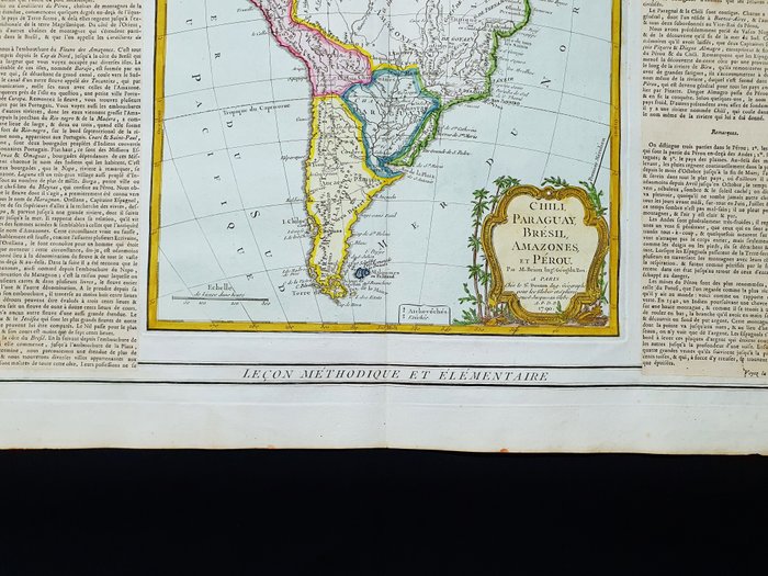 Sydamerika - Brasilien / Argentina / Sydamerika / Bolivia; Desnos / Brion De la Tour - Chili, Paraguay, Bresil, Amazones et Perou - 1761-1780