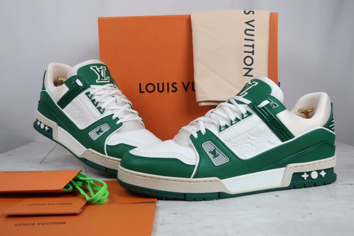 Louis Vuitton - LV Trainer Green - Træningssko med lav ankel - Størelse: EU 44