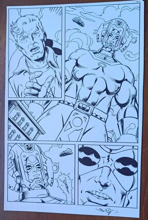 Chris Malgrain - 1 Original page - The Formidables - #5 p 17 - 2020