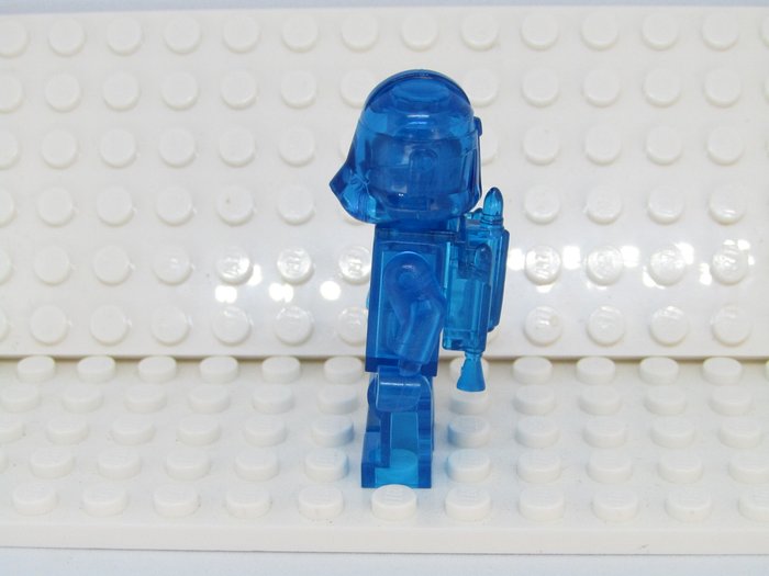 Lego - Star Wars - Prototype clone trooper trans dark blue transparent monochrome monofig minifigure