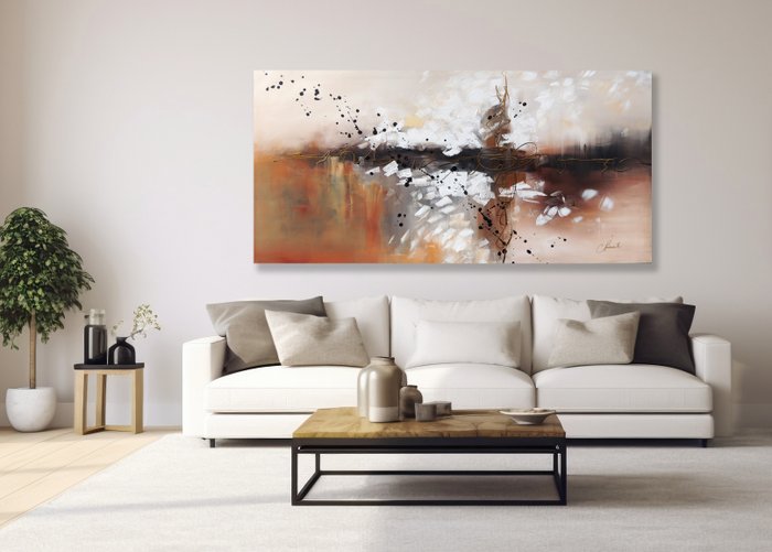 Monika Spiewak - Moments - XXL -  on Frame - Ready to Hang - 100% Hand Painted