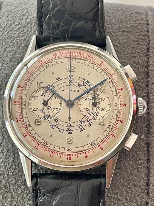 Movado - chronograph- bicompax- telemetre - Mænd - 1950-1959