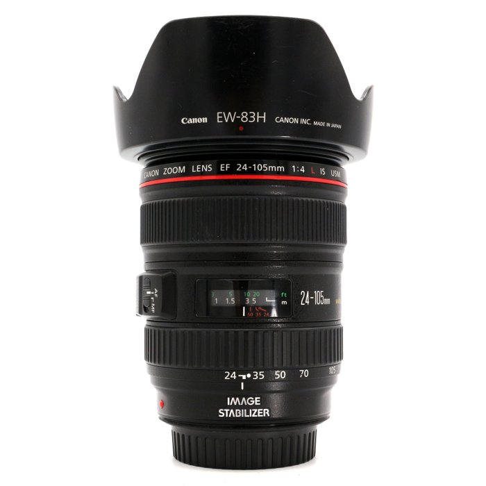 Canon EF 24-105mm f/4L IS USM zoomlens met EW-83H zonnekap #PRO ZOOMLENS Zoomobjektiv