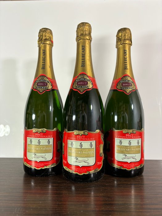 Billecart-Salmon, Brut Cinquantenaire - Champagne Brut - 3 Flaske (0,75L)