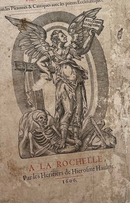 Clément Marot / Théodore de Bèze / Jean Calvin - La Bible de la Rochelle - 1606