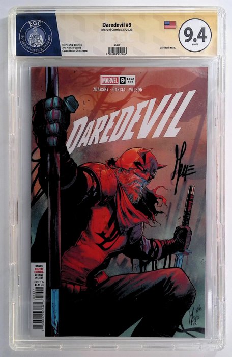 Daredevil #9 - EGC graded 9.4 - 1 Graded comic - 2023