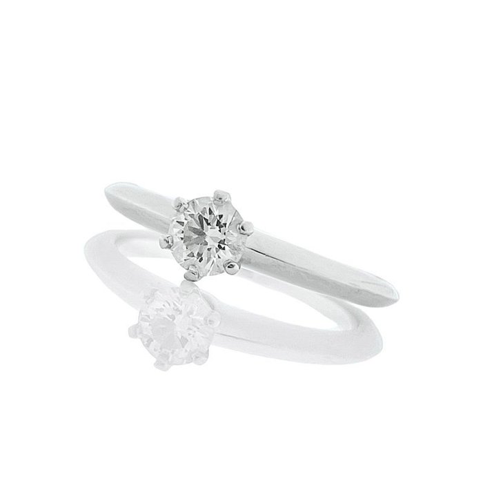 Tiffany  Co. - Ring Platin -  0.34ct. tw. Diamant (Natur)