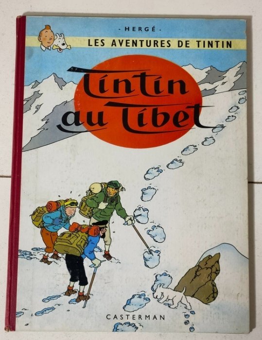 Tintin T20 - Tintin au Tibet (B29) - C - 1 Album - Første franske udgave - 1960