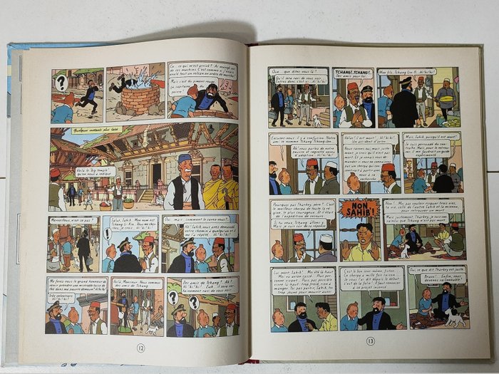 Tintin T20 - Tintin au Tibet (B29) - C - 1 Album - Første franske udgave - 1960