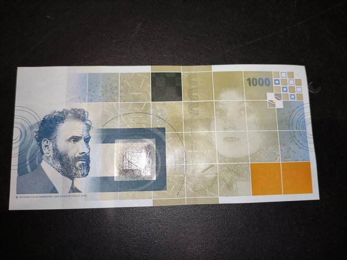 Østrig. - Test banknotes - 1 x 1000, 1 x 2000, 2 x 3000 - Gustav Klimt  (Ingen mindstepris)