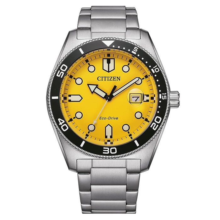 Citizen - Eco-Drive Sport Yellow - Brand New - Ingen mindstepris - AW1760-81Z - Mænd - 2011-nu