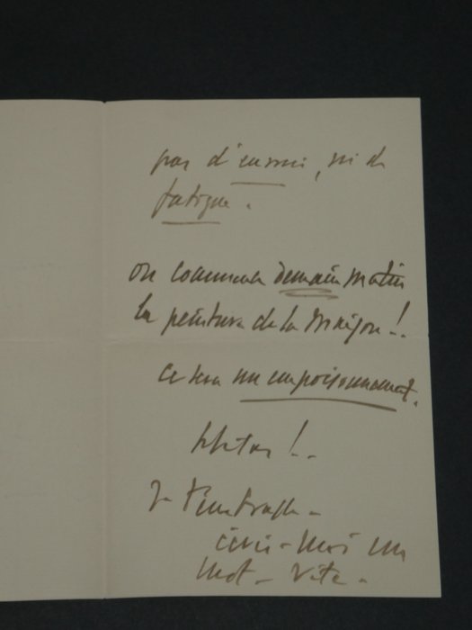 Jules Massenet - Lettre autographe "Ce sera un empoisonnement" - 1901