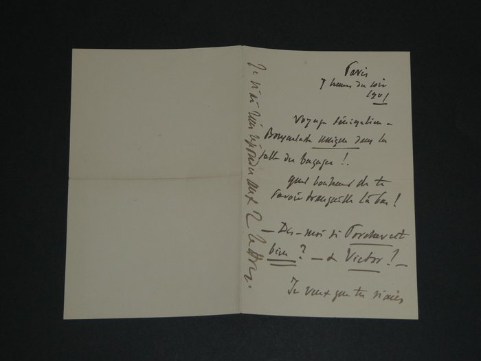 Jules Massenet - Lettre autographe "Ce sera un empoisonnement" - 1901