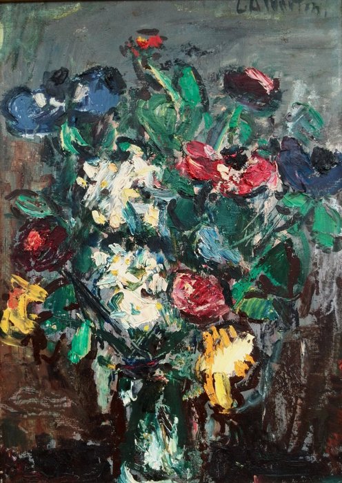 Luciano Albertini (1910-1985) - Autumn still life with flowers