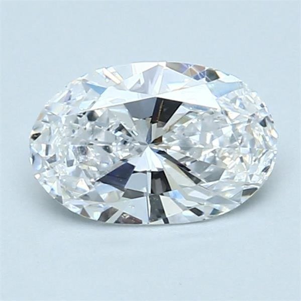 1 pcs Diamant  (Natur)  - 1.01 ct - Oval - D (farveløs) - VS1 - Gemological Institute of America (GIA)