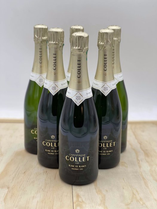 Collet - Champagne Blanc de Blancs, Premier Cru - 6 Flasker (0,75 L)